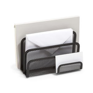 Metal mesh letter holder