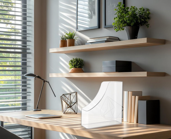 Clear Acrylic Vertical File Holder